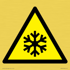W010 Warning: Low temperature/freezing conditions